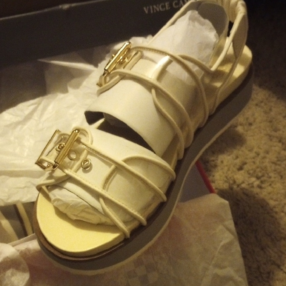 Vince Camuto Women's White Sandals